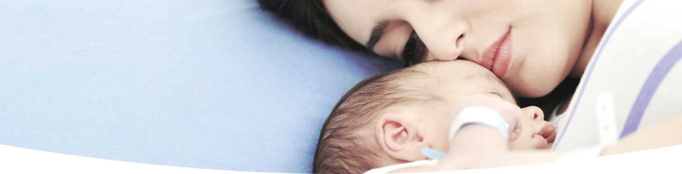 A mother and her baby